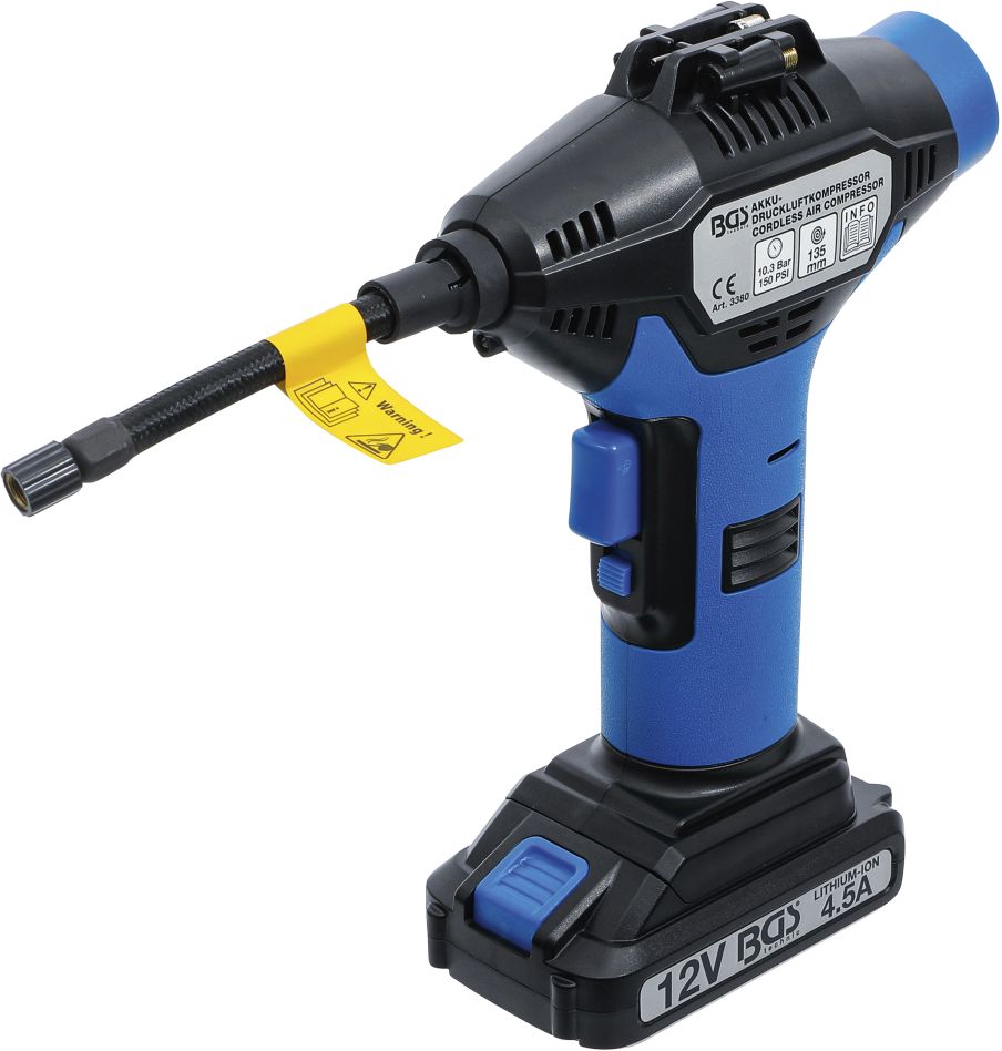BGS 3380 Battery-powered compressed air compressor