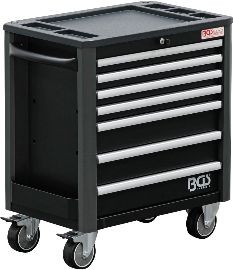 BGS 4102 Tool trolley 7 drawers extra low height empty