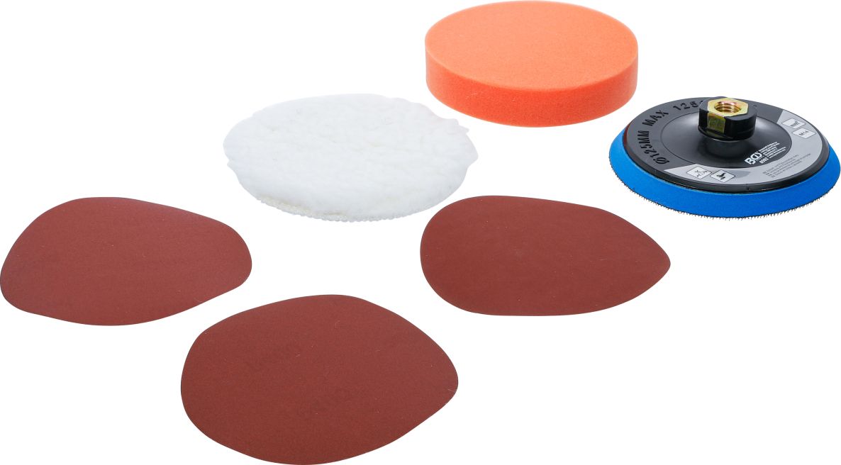 BGS 8592 Sanding and polishing disc set Ø 125 mm