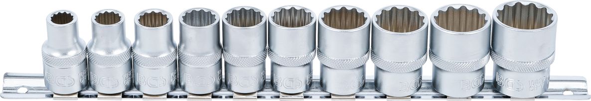 BGS 9114 Socket wrench set twelve-sided 12.5 mm (1/2") inches 10-piece
