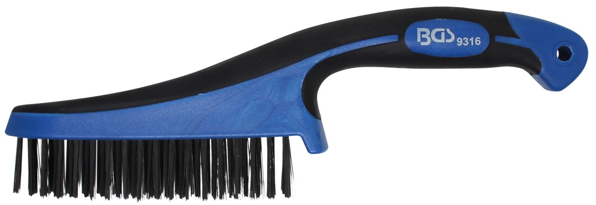 BGS 9316 Wire brush with plastic handle 282 mm