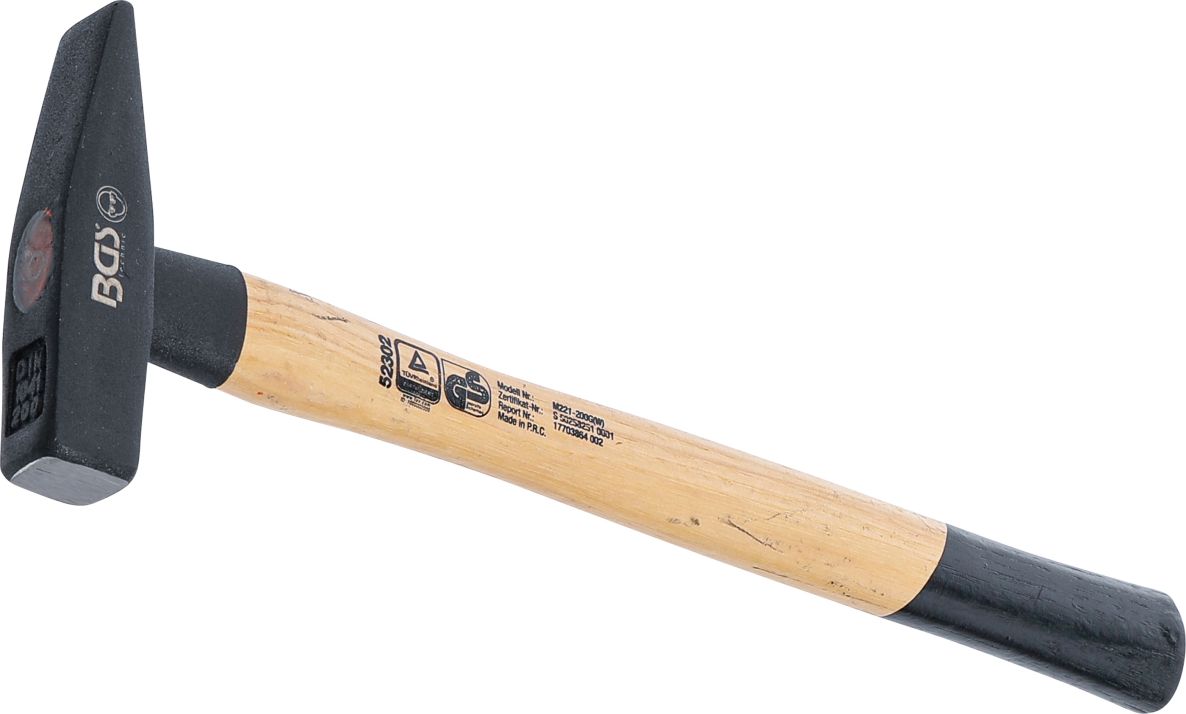 BGS 52302 Bench hammer Hickory handle DIN 1041 200 g