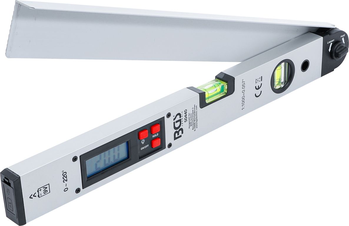BGS 50440 LCD digital angle meter digital with level 450 mm