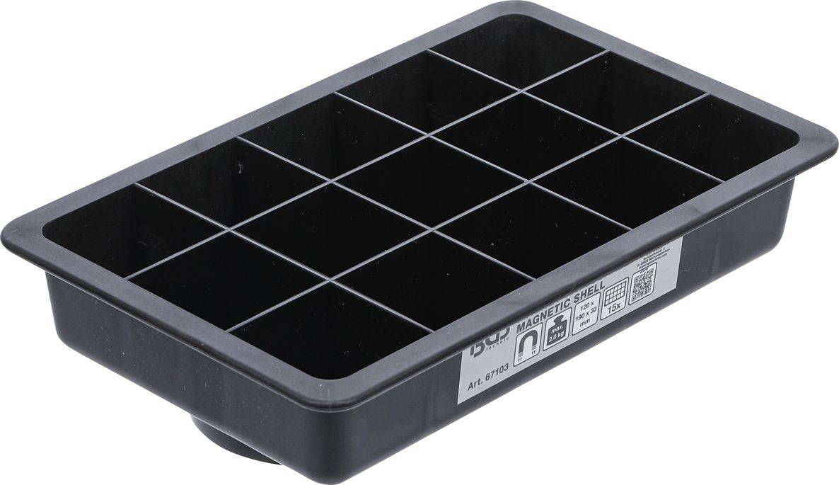 BGS 67103 Magnetic scale 15 compartments 120 x 190 mm