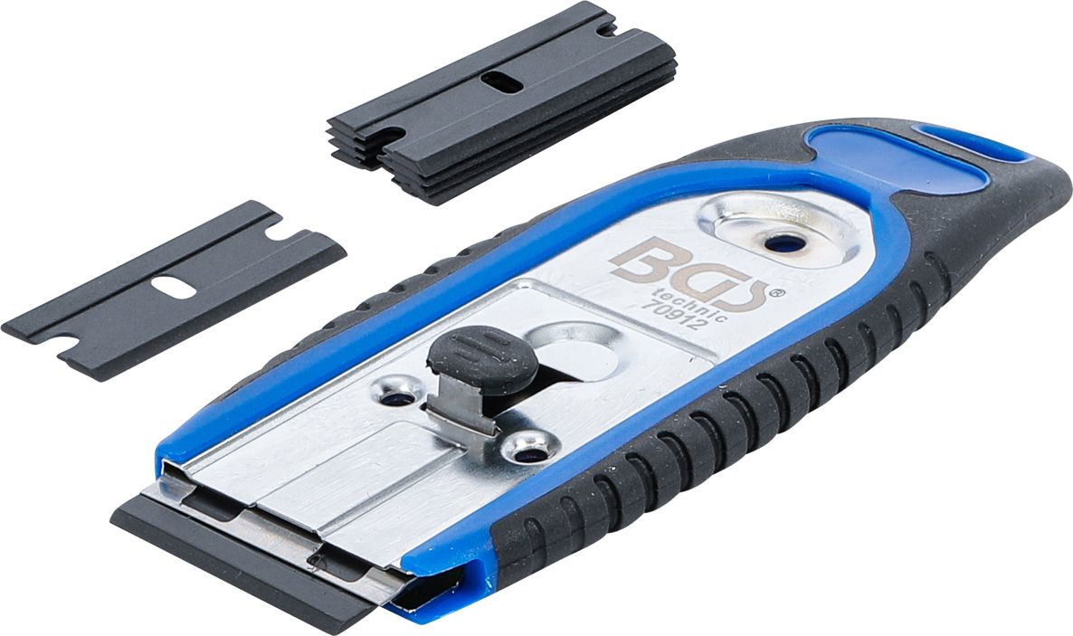 BGS 70912 Slab scraper 40 mm with 6 plastic scraper blades