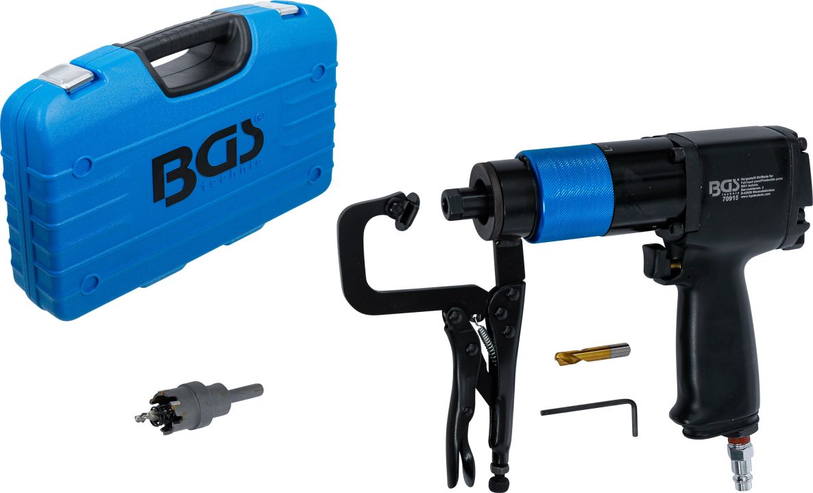 BGS 70915 Pneumatic Spot Welding Milling Set