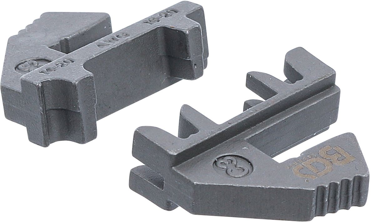 BGS 1410-C3 Crimping jaws for angled uninsulated plugs for BGS 1410, 1411, 1412