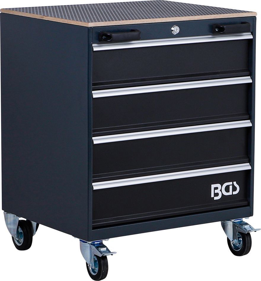 BGS 80220 Tool trolley 4 drawers empty for wall system