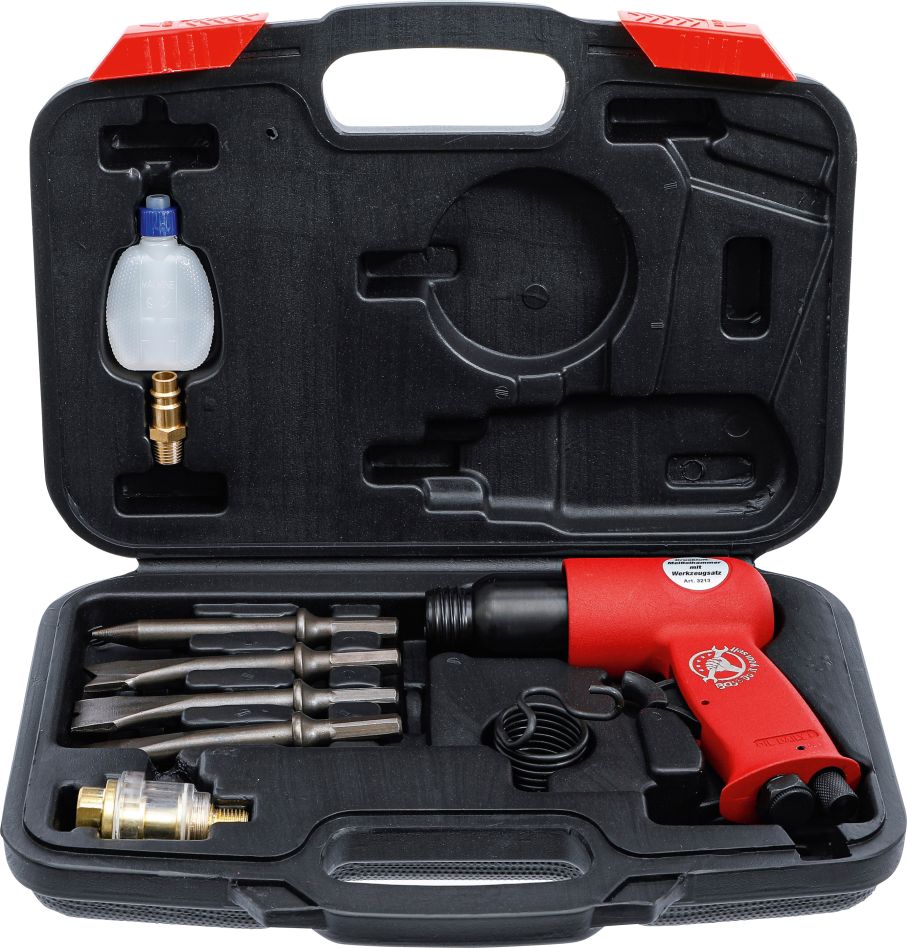 BGS Do It Yourself 3213 Air hammer with chisel set 8-piece