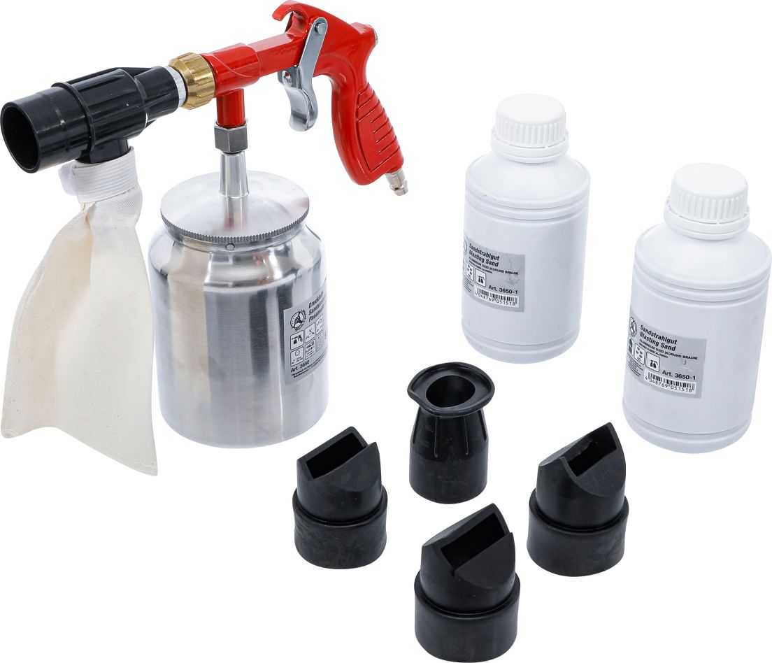 BGS Do It Yourself 3650 Air sandblasting gun incl. accessories