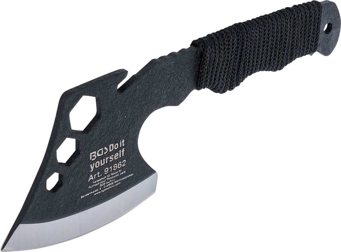 BGS Do It Yourself 91862 Multi-purpose mini axe Stubby with bottle opener, hexagonal