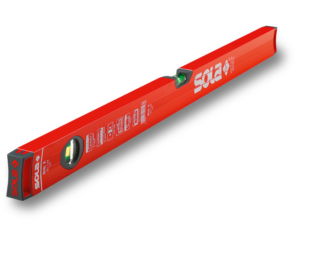 Sola 01370501 BIGX40 aluminium spirit level X profiel 40 cm (2 levels)