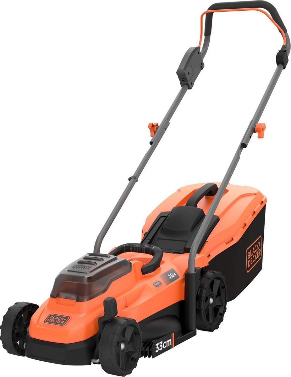 Black & Decker BCMW33184L2-QW Lawnmower 2 x 18 Volt 4.0 AH Li-ion 33 cm