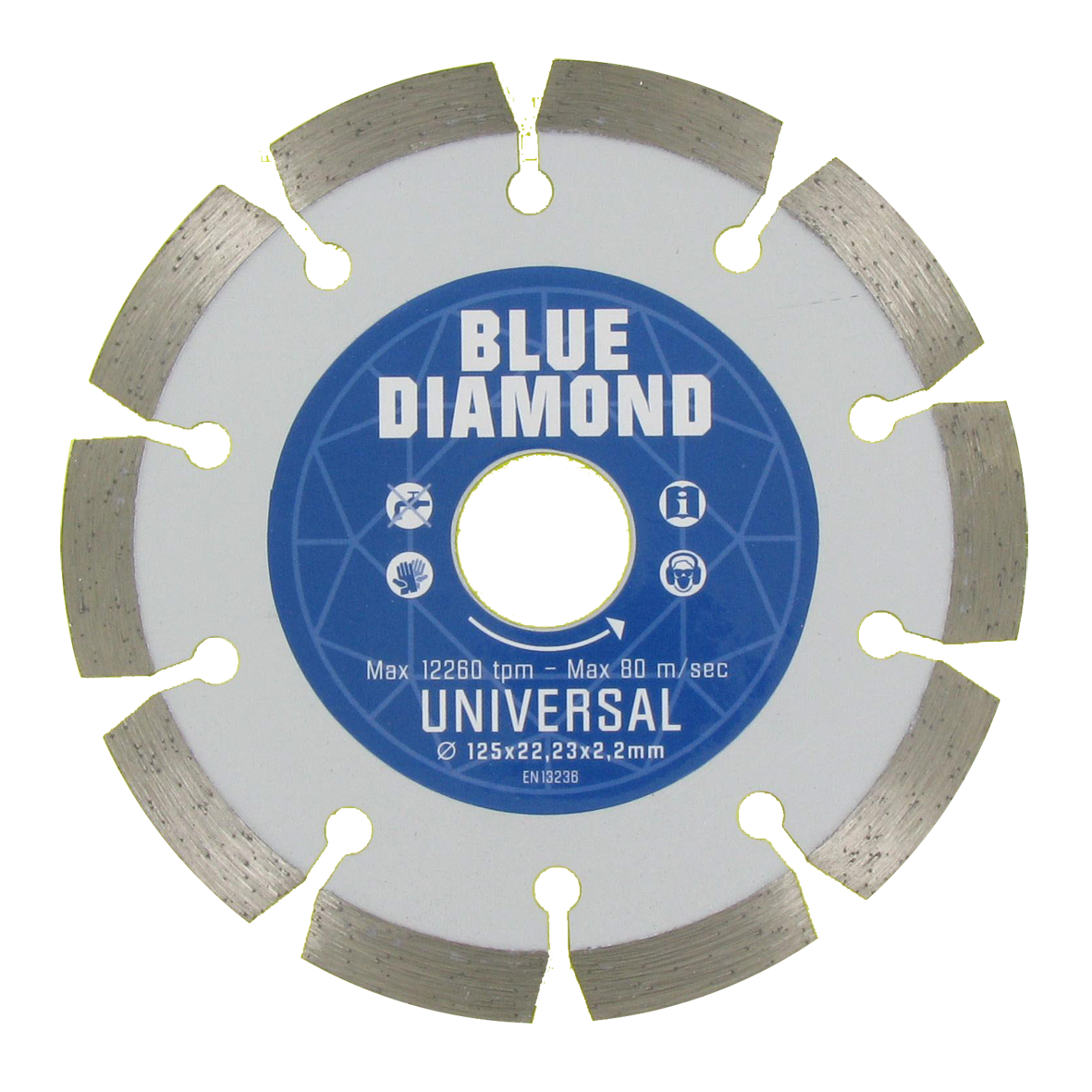 Carat CEBD125310 Blue Diamond Diamond saw blade universal 125 x 22,23