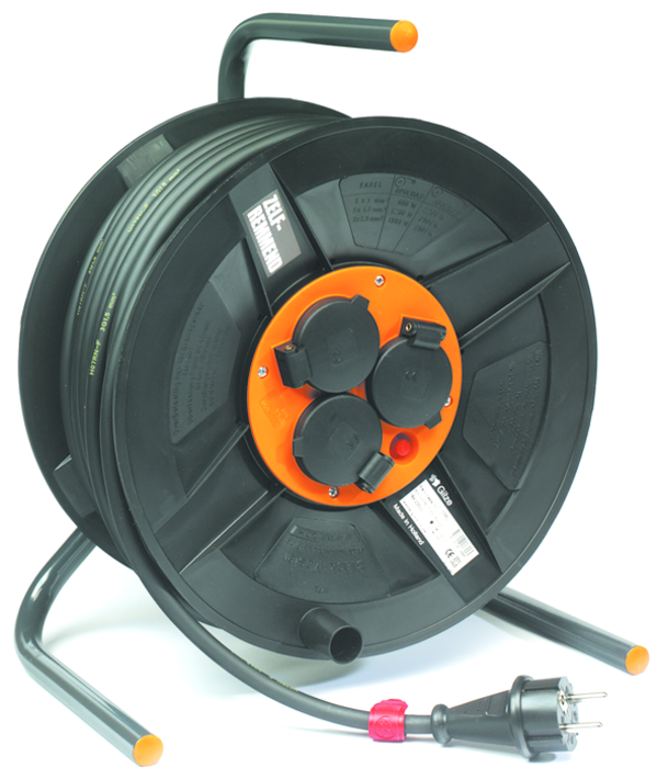QwattPro 1111020 Blackmaster BM300 Cable Reel 50mtr 3x1.50