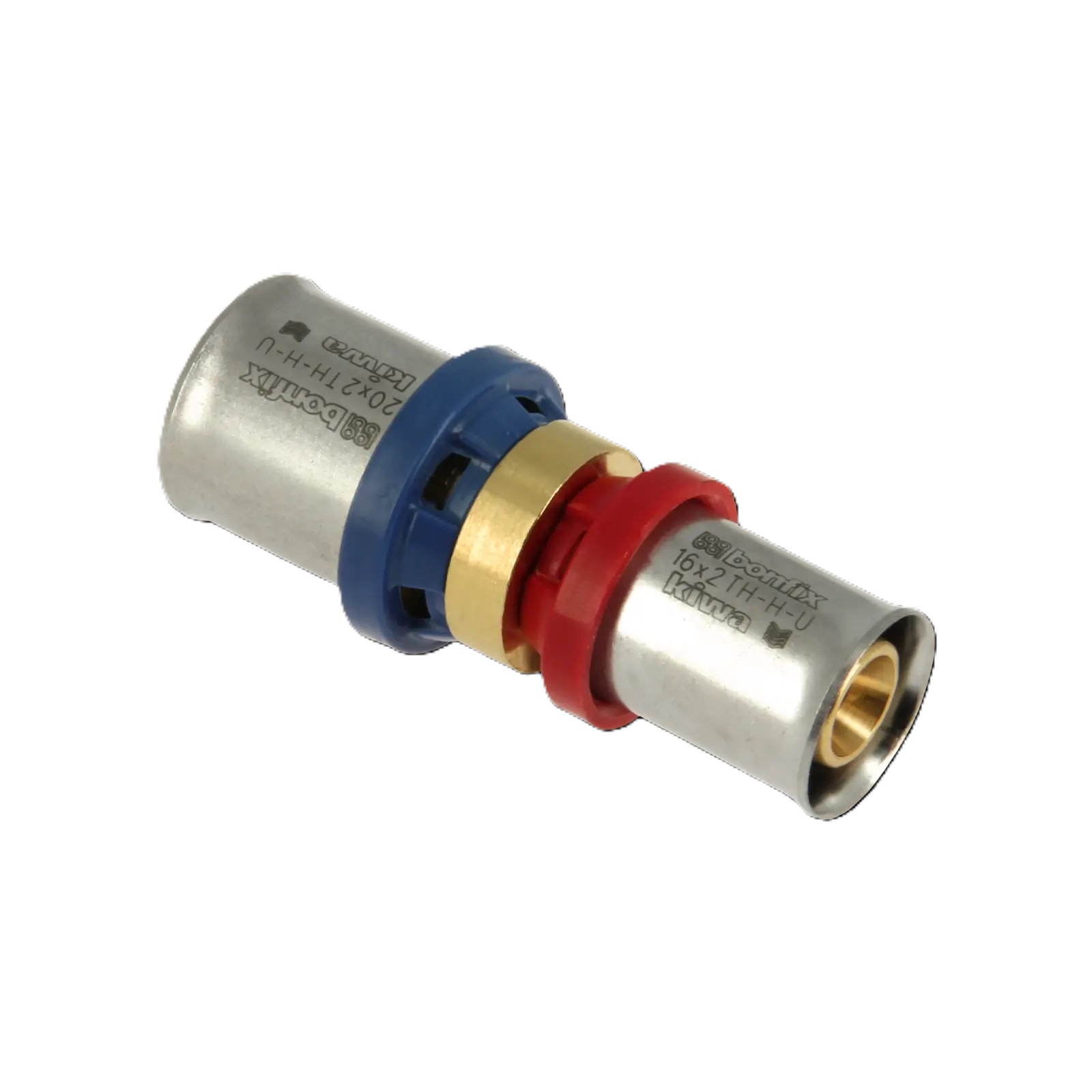 Bonfix 2000415 Alu press straight reducer coupling 20 x 16 mm