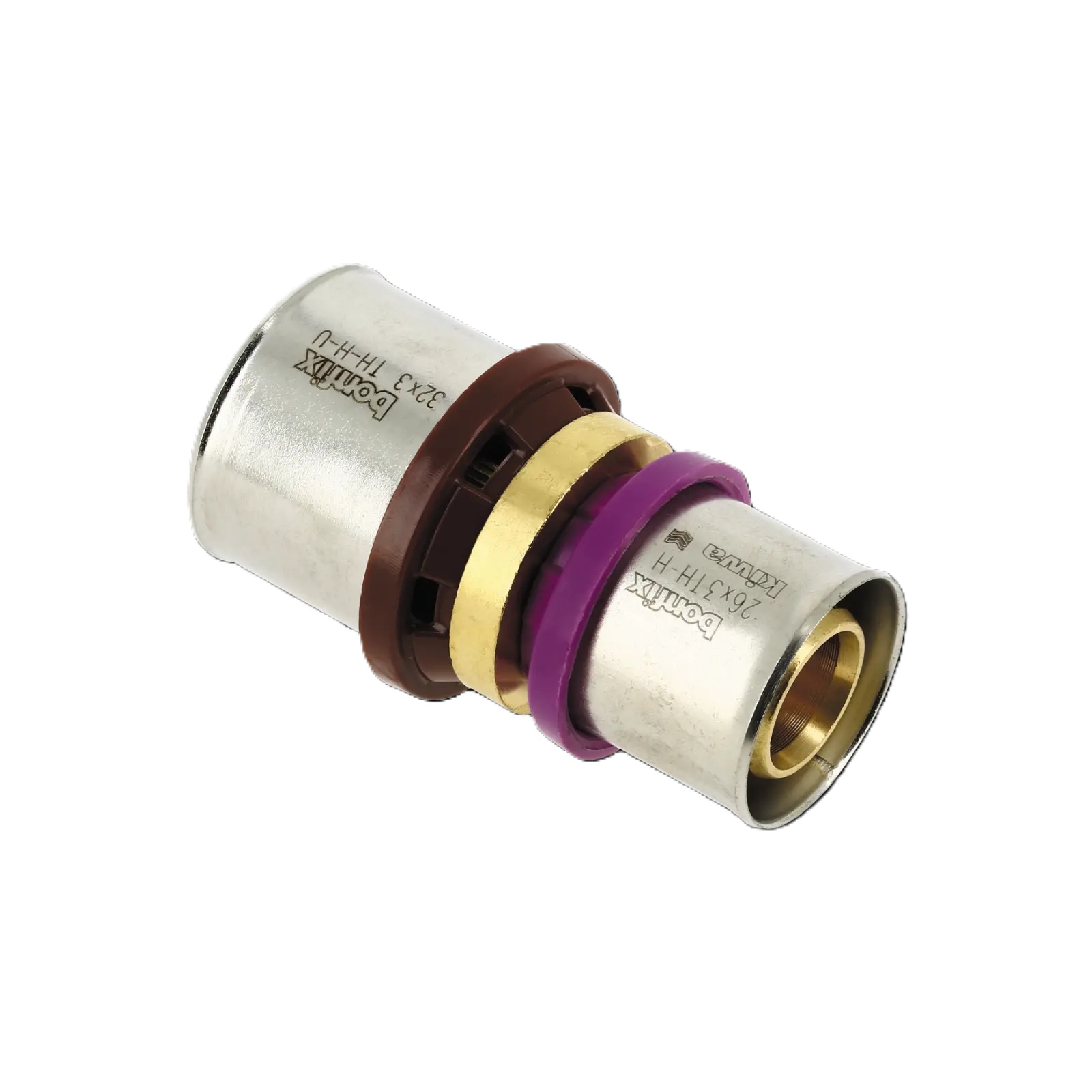 Bonfix 2000470 Alu press straight reducer 32 x 26 mm