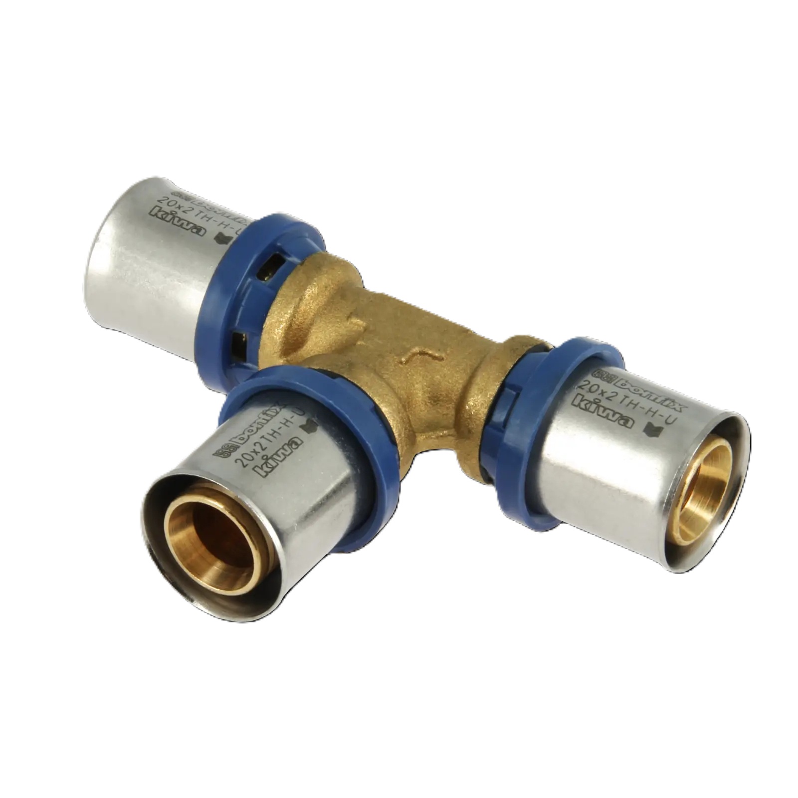 Bonfix 2000515 Alu press T-piece 20 x 20 x 20 mm