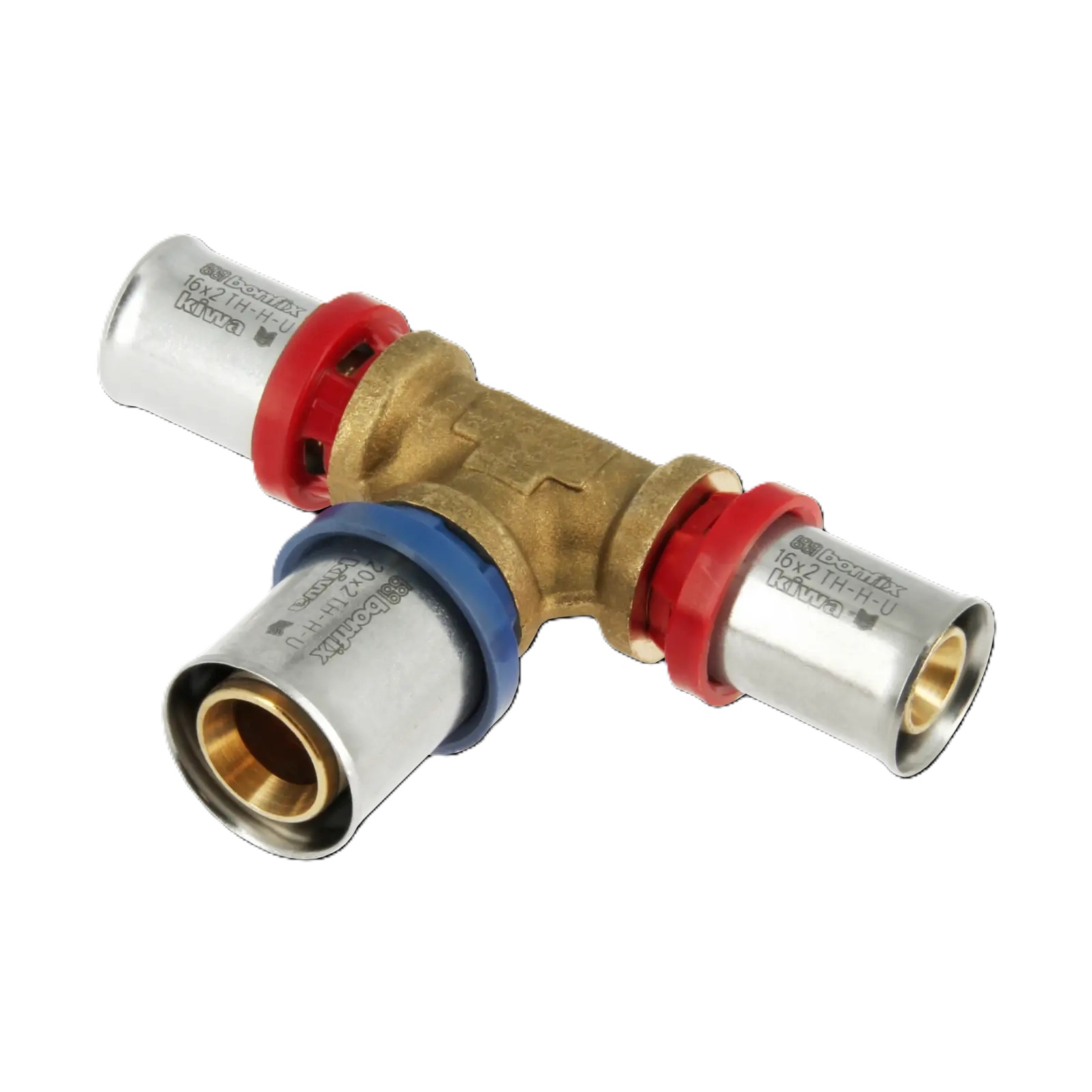 Bonfix 2000800 Alu-press reducer T-piece 16 x 20 x 16 mm