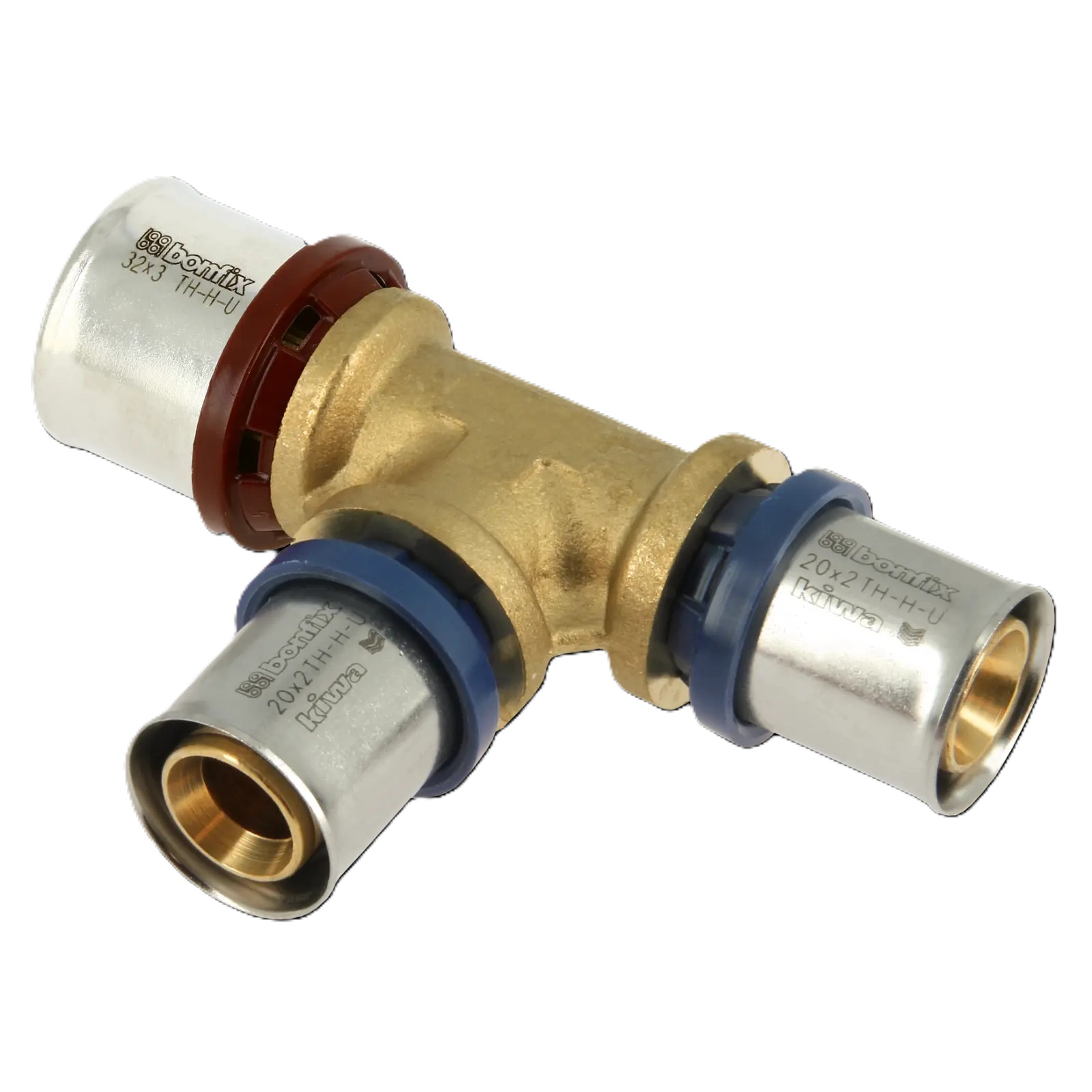 Bonfix 2000879 Alu-press reducer T-piece 32 x 20 x 20 mm