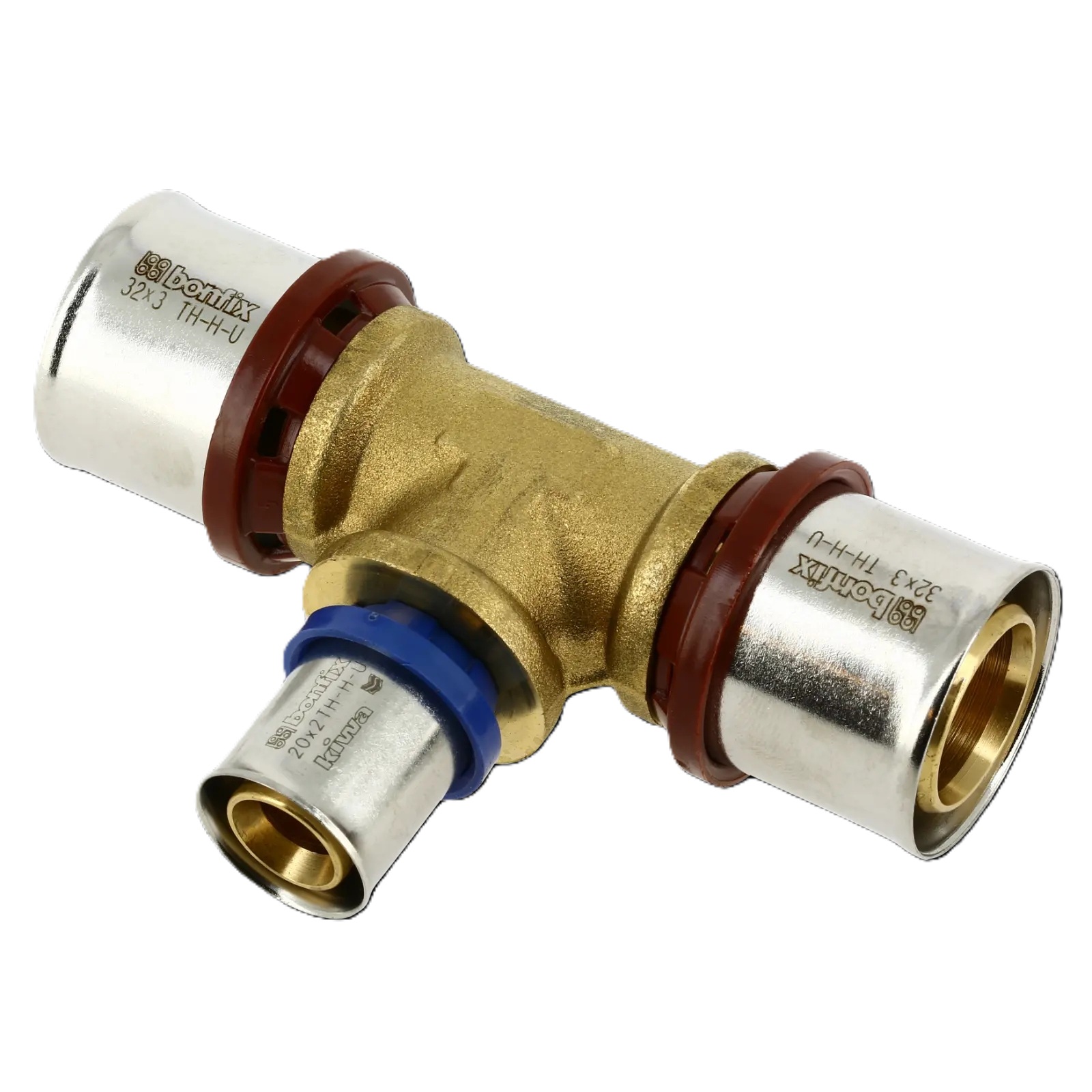Bonfix 2000882 Alu-press reducer T-piece 32 x 20 x 32 mm