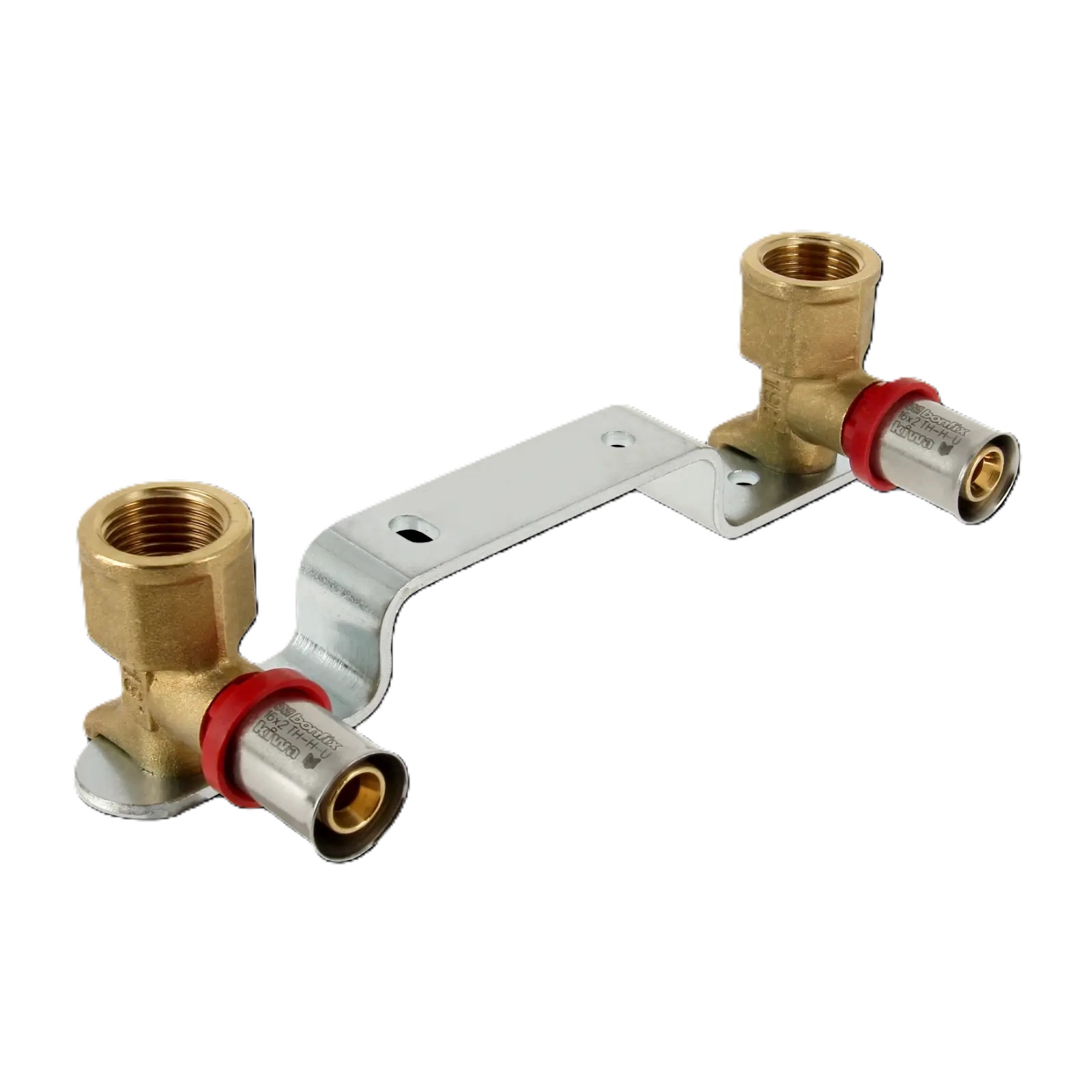 Bonfix 2001905 Alu press wall plate bracket 1/2" x 16 mm