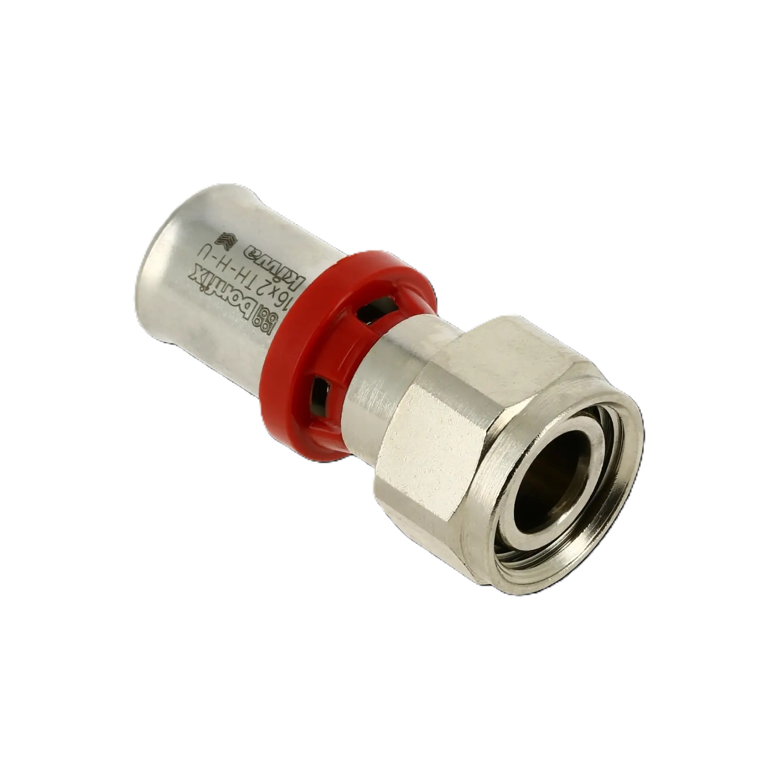 Bonfix 2002305 Alu-press 2-piece coupling with loose eurocone 1/2 "x 16 mm