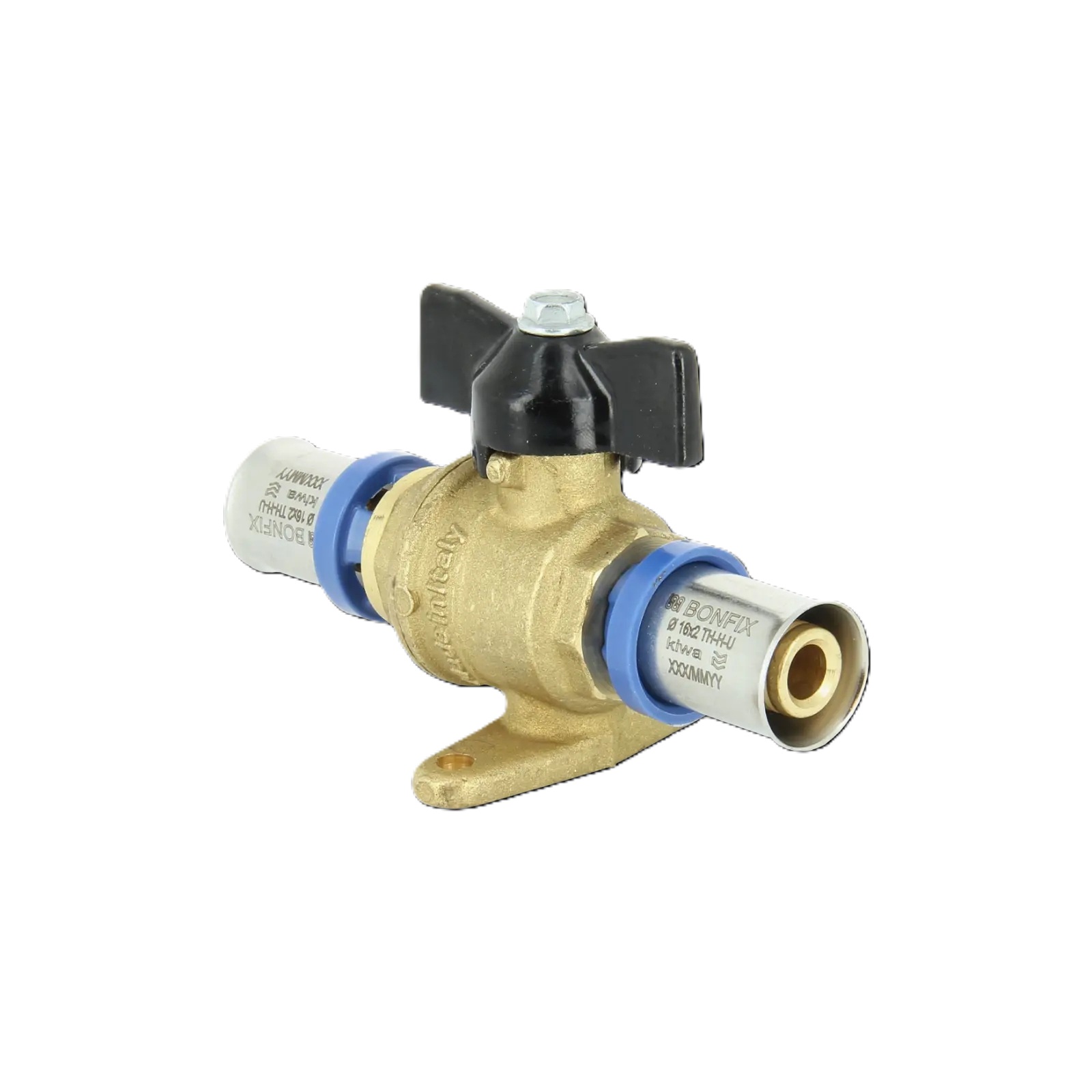 Bonfix 2002410 Alu-press ball valve 20 x 20 mm