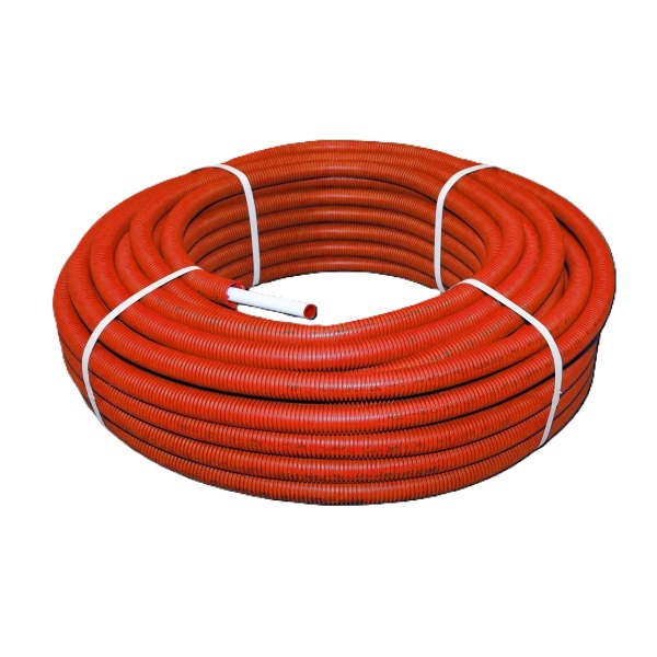Bonfix 2003010 Alu-press system pipe + red jacket 20 x 2.0 roll 50 m