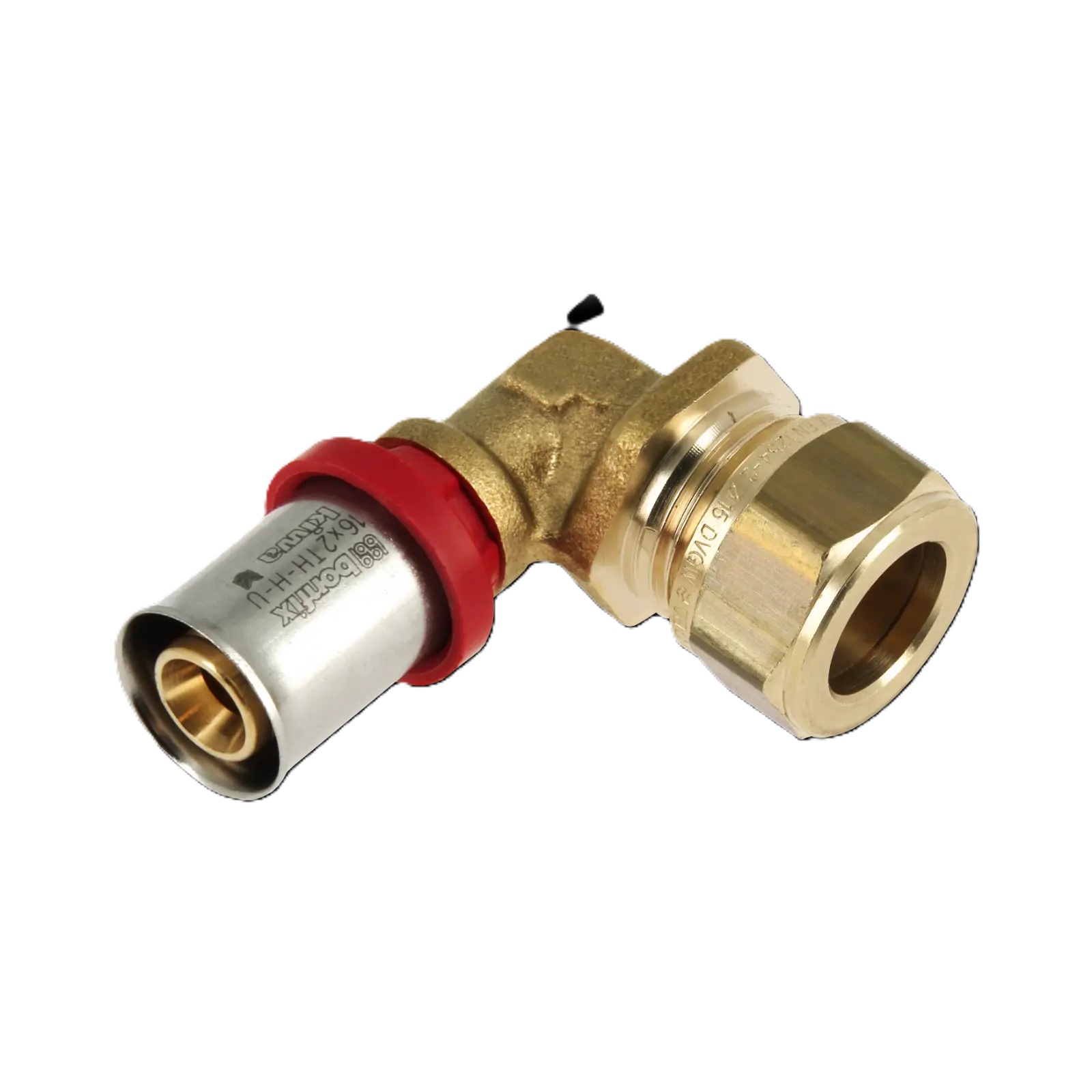 Bonfix 2004519 Alu press knee coupling 16 x 12 mm compression