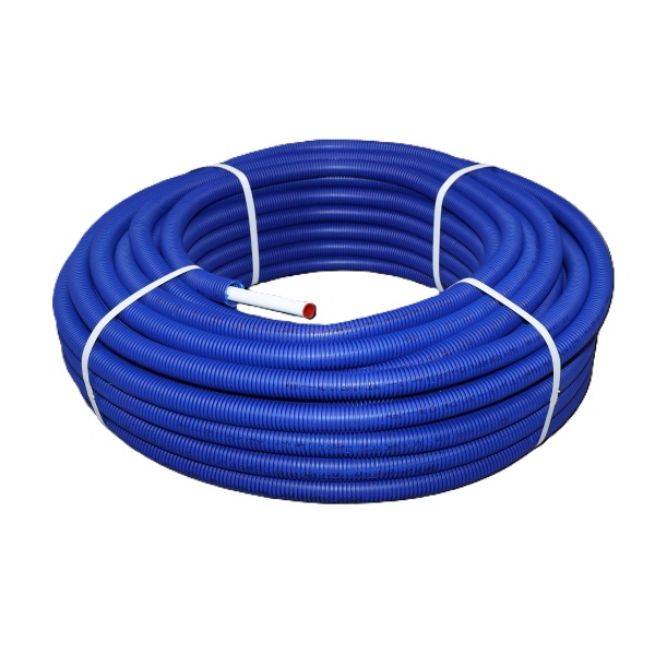 Bonfix 2003105 Alu-press system pipe + blue jacket 16 x 2.0 roll 50m