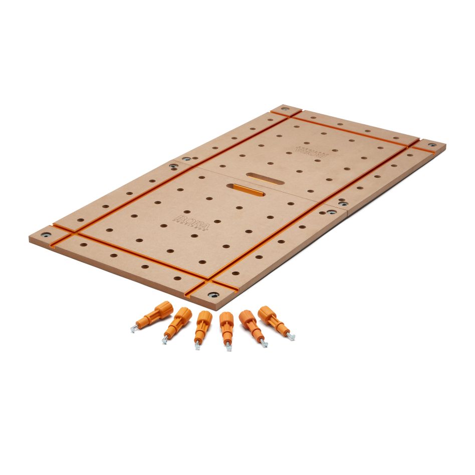 Bora CK24TM Centipede Worktop - 600 x 1200mm T-Track - 20mm holes