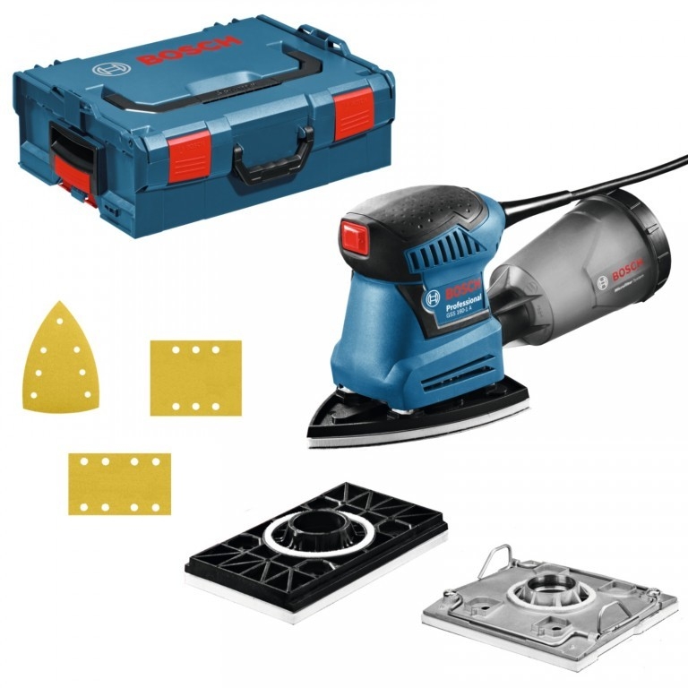 Bosch Professional 06012A2300 GSS 160 multi sander 3 in 1 in L-Boxx