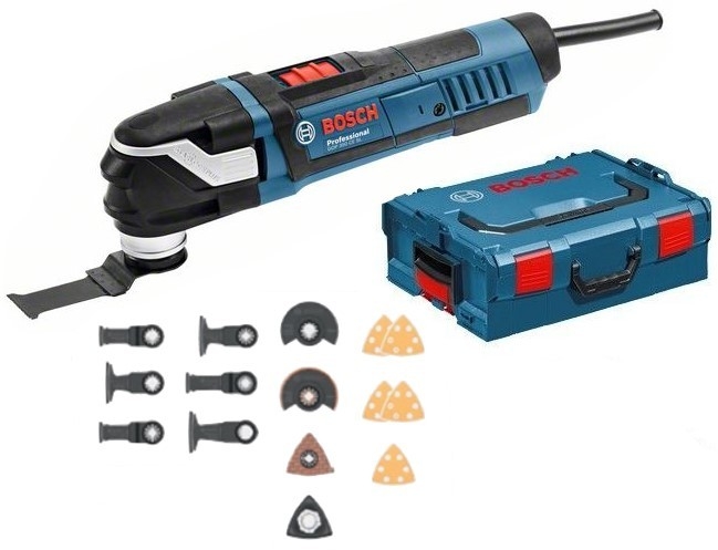 Bosch Professional 0601231001 GOP 40-30 Professional Multitool 400 watt in L-Boxx  + accessories