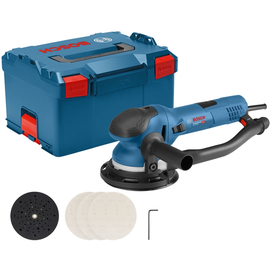 Bosch Professional 0601257101 GET 75- 150 Professional Eccentric Sander 150mm in L-Boxx