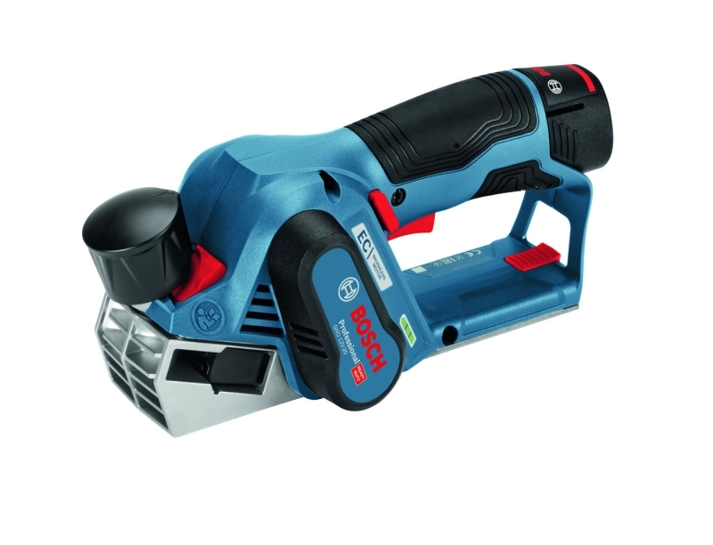 Bosch Professional 06015A7001 GHO 12V-20 Planer 2x battery 3.0Ah spare blade