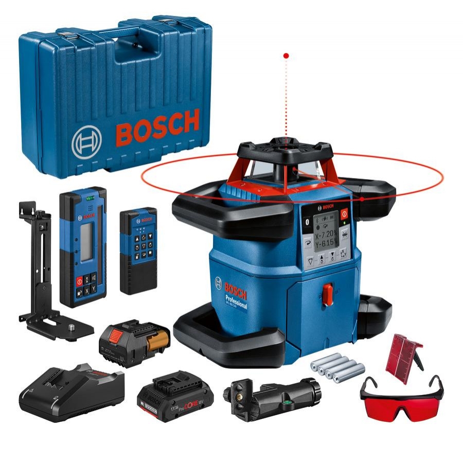 Bosch Professional 0601061F00 GRL 600 CHV Professional Rotation Laser 18V 4.0 ProCore
