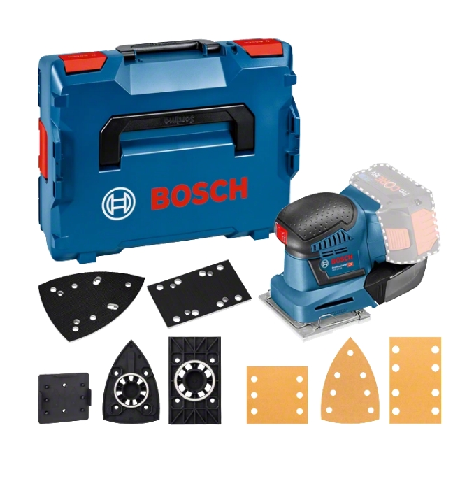 Bosch Professional 06019D0202 GSS 18V-10 multi sander 3 in 1 18V solo in L-Boxx