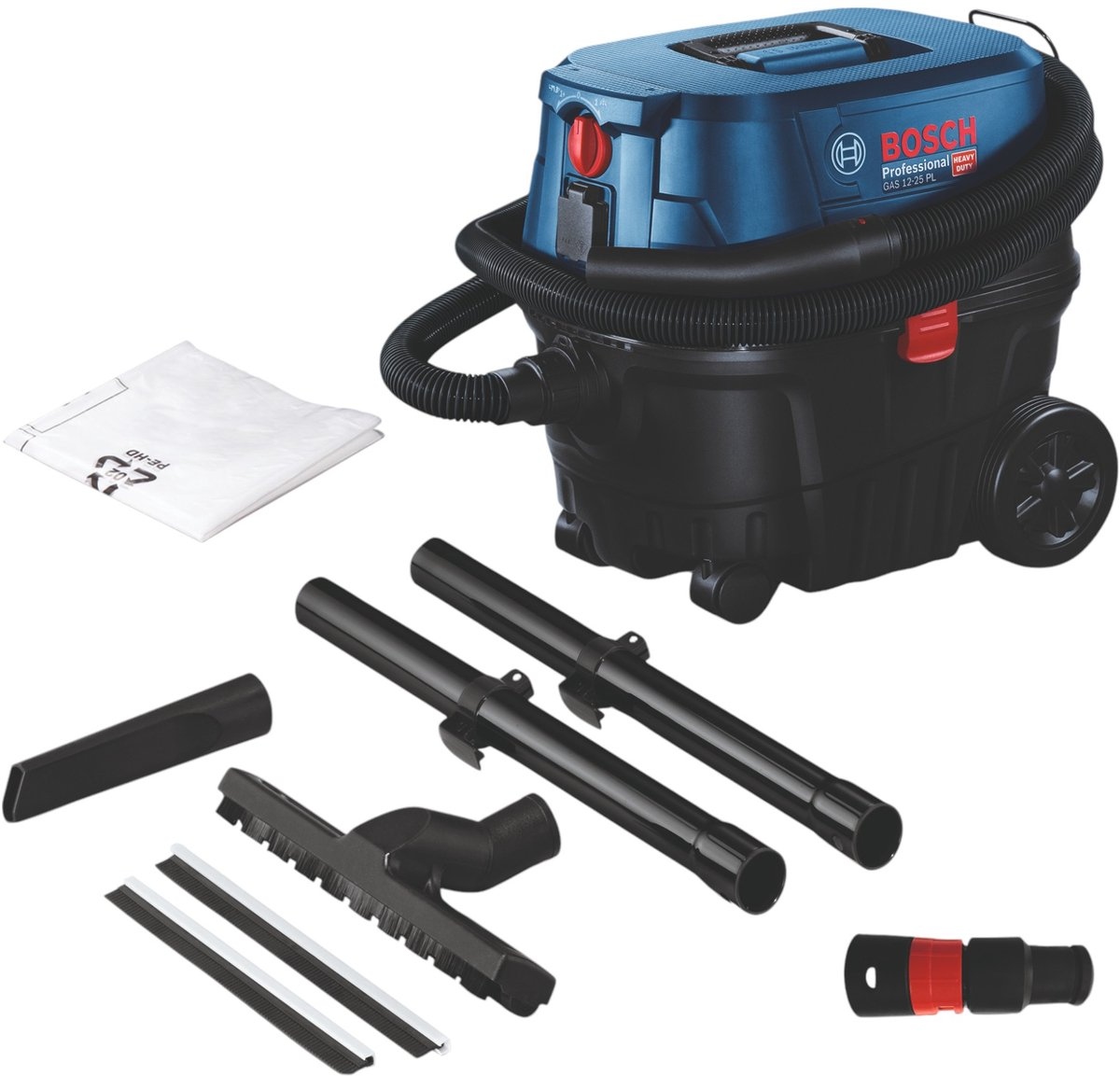 Bosch Professional 060197C100 GAS 12-25 PL Construction Vacuum Cleaner
