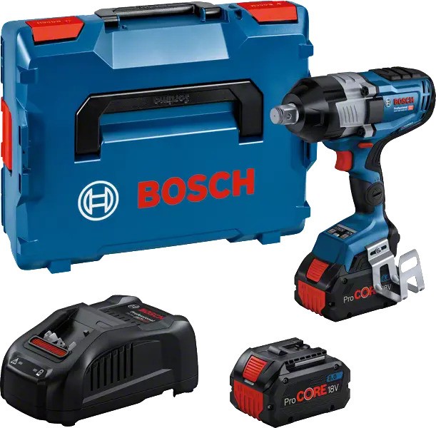 Bosch Professional 06019M1002 GDS 18V-1600 HC Professional Impact Nutrunner 3/4" 18V 8.0Ah ProCore in L-Boxx