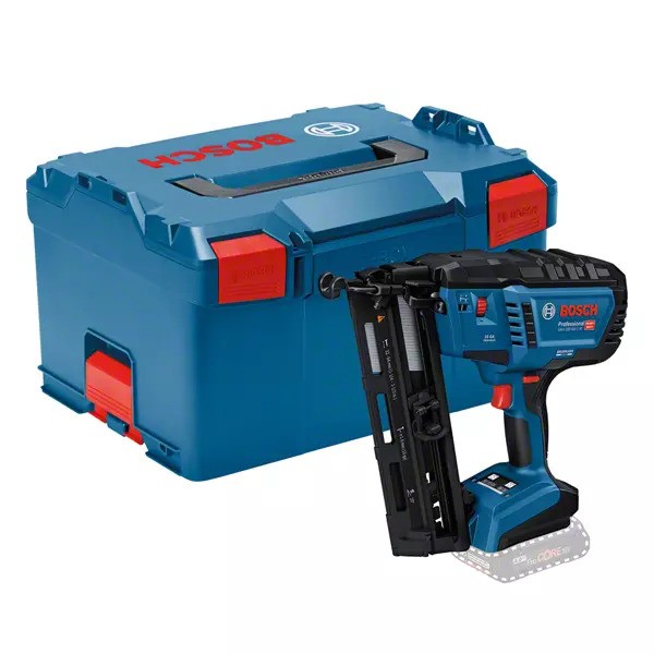 Bosch Professional 0601482001 GNH 18V-64-2 M Professional Accu Bradtacker 32-64mm 16G 18V excl batteries and charger in L-Boxx