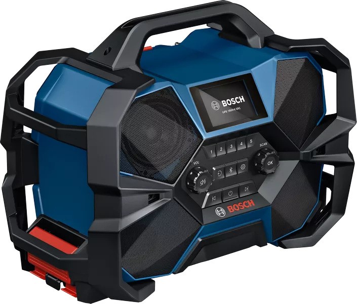 Bosch Professional 06014A6200 GPB 18VH-6 SRC Professional construction radio with charging function DAB+ 18V excl. batteries and charger