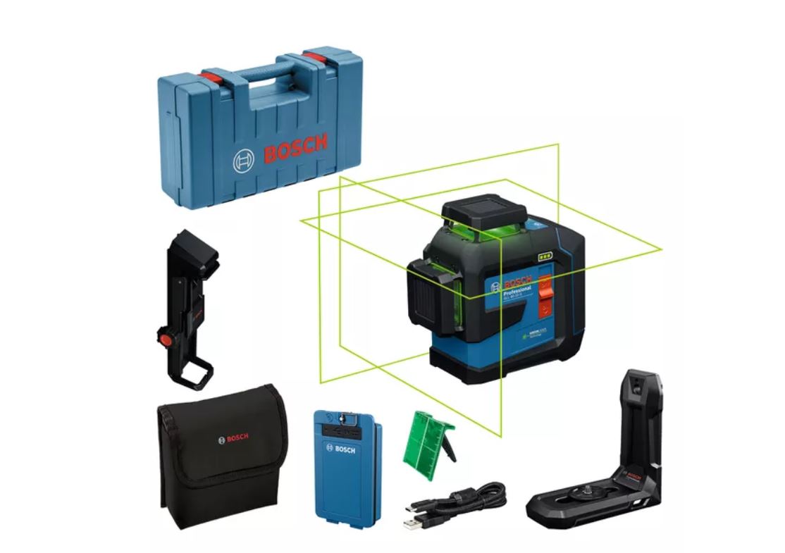 Bosch Professional 0601065501 GLL 80-33 G Professional Cross Line Laser in case