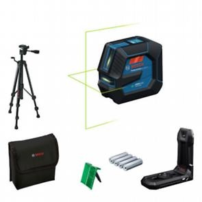 Bosch Professional 0601065601 GLL 20-22 G - Line laser green with 4x AA battery and tripod BT150