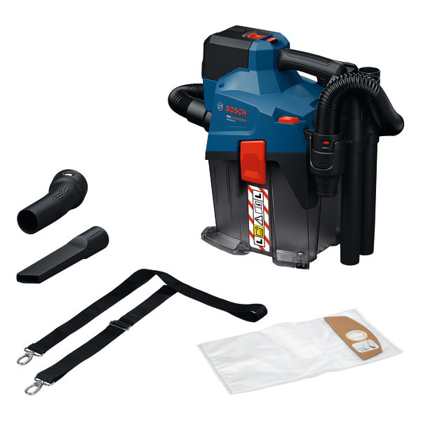 Bosch Professional 06019K2100 GAS18V-6LS Cordless vacuum cleaner with accessory set excl. battery and charger in box