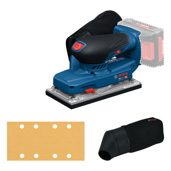 Bosch Professional 06019R7001 GSS18V-18 Cordless Surface Sander excl. battery and charger in L-Boxx