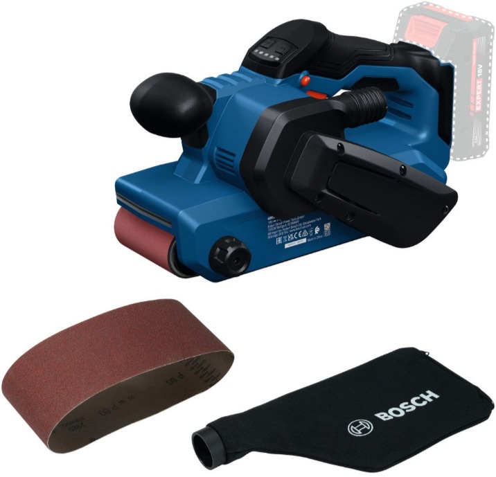 Bosch Professional 06012C2000 GBS18V-75 cordless belt sander excl. battery and charger in box