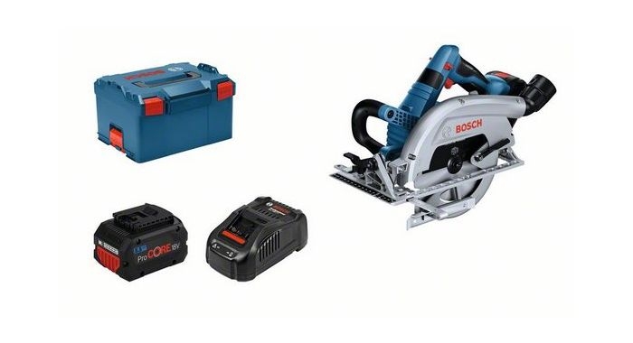 Bosch Professional 06016B9002 GKS 18V-70 L Professional Circular Saw 18V 5.5Ah ProCore in L-Boxx