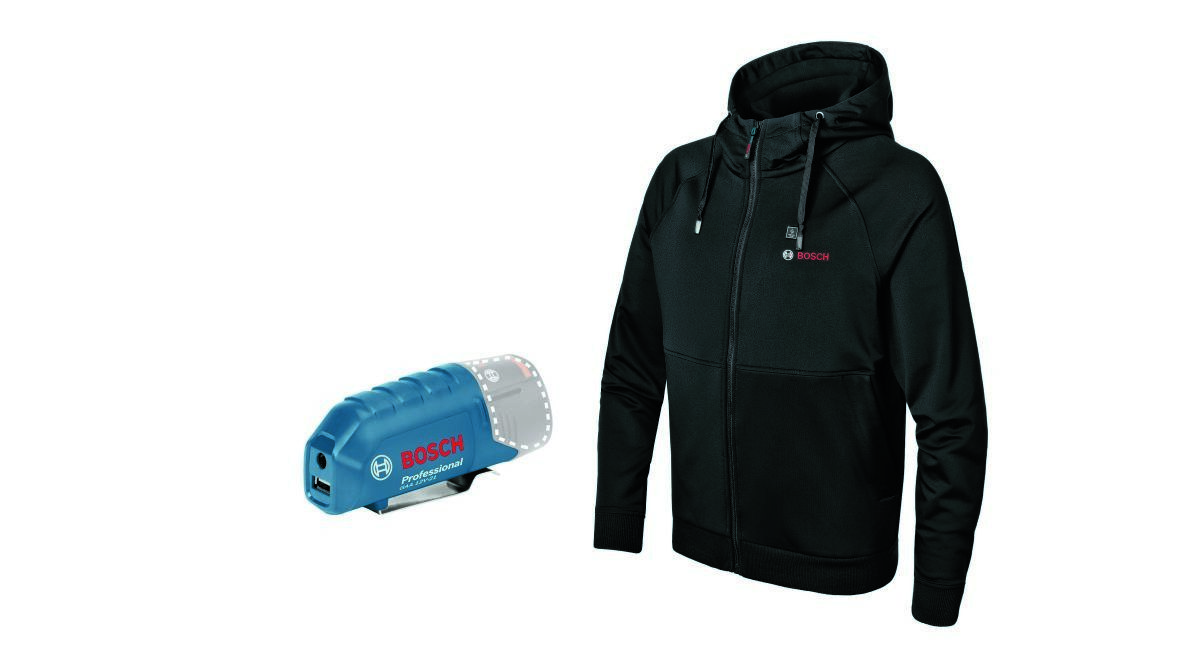 Bosch Professional 06188000ET GHH 12+18V XA XL Battery Heated hoodie excl. batteries and charger