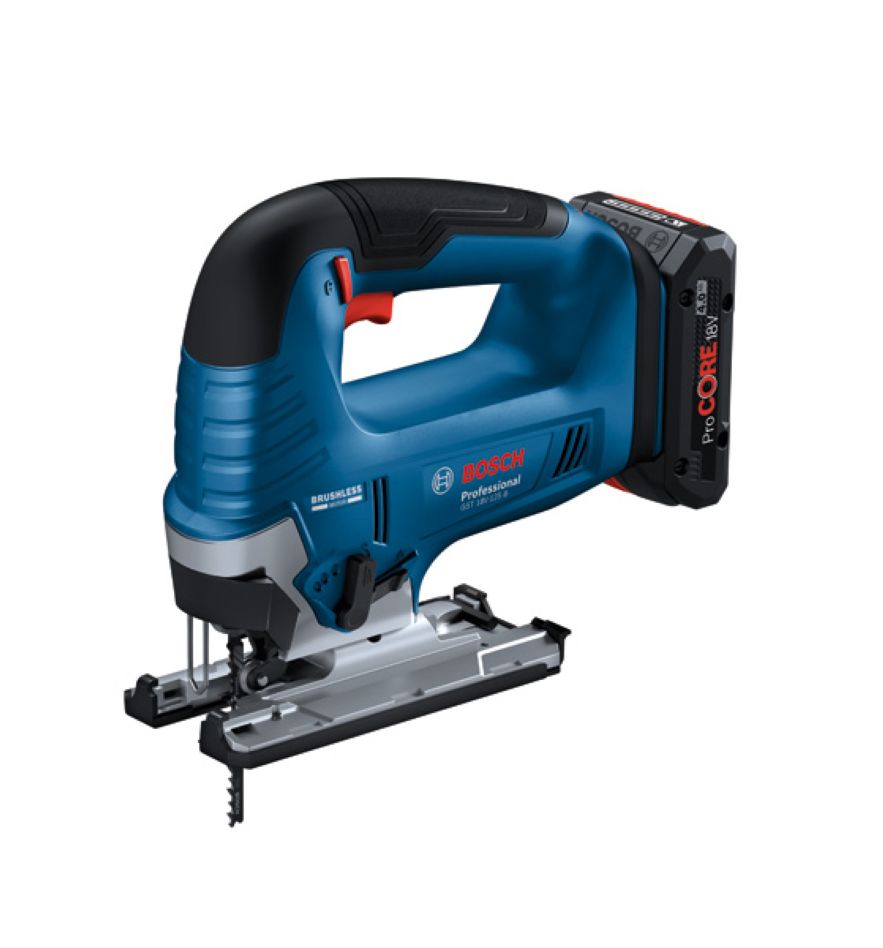 Bosch Professional 06015B3000 GST 18V-125 B Professional Jigsaw 18V excl. batteries and charger in L-Boxx